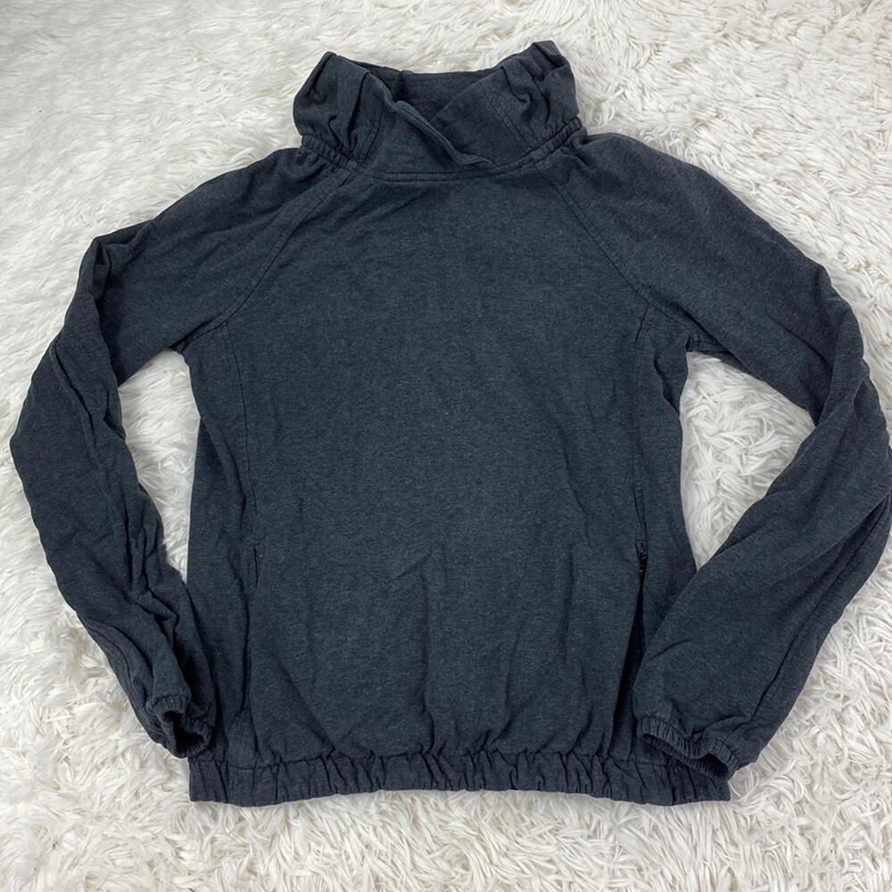 Lululemon After All Pullover Heathered Black